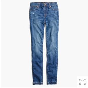 Madewell 9in high rise skinny jeans in Hammond